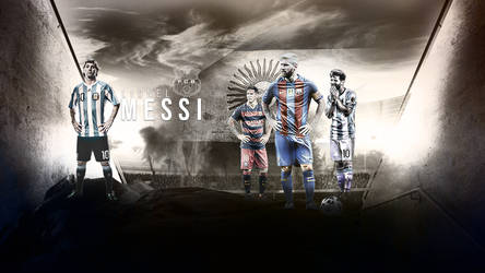 Messi History With Soccer Wallpaper!