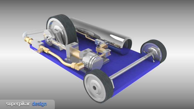 Steam Engine Car Prototype by superpikar on DeviantArt