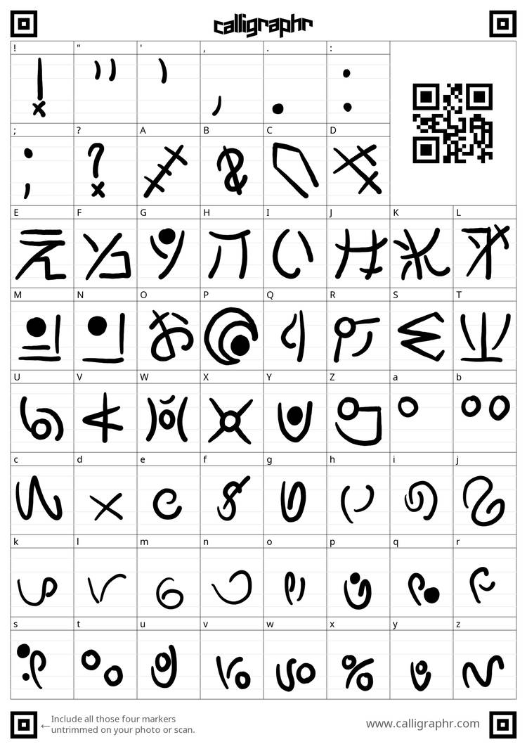 Calligraphr-Template by Kitsuneoftheforest on DeviantArt