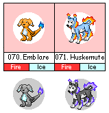 Husky Fakemon Sprites