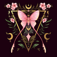 Pink Silk Moth
