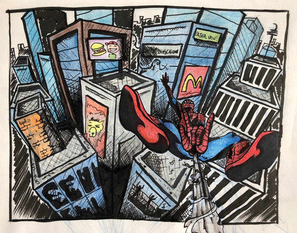 Spider-Man Falling by ianduprat on DeviantArt