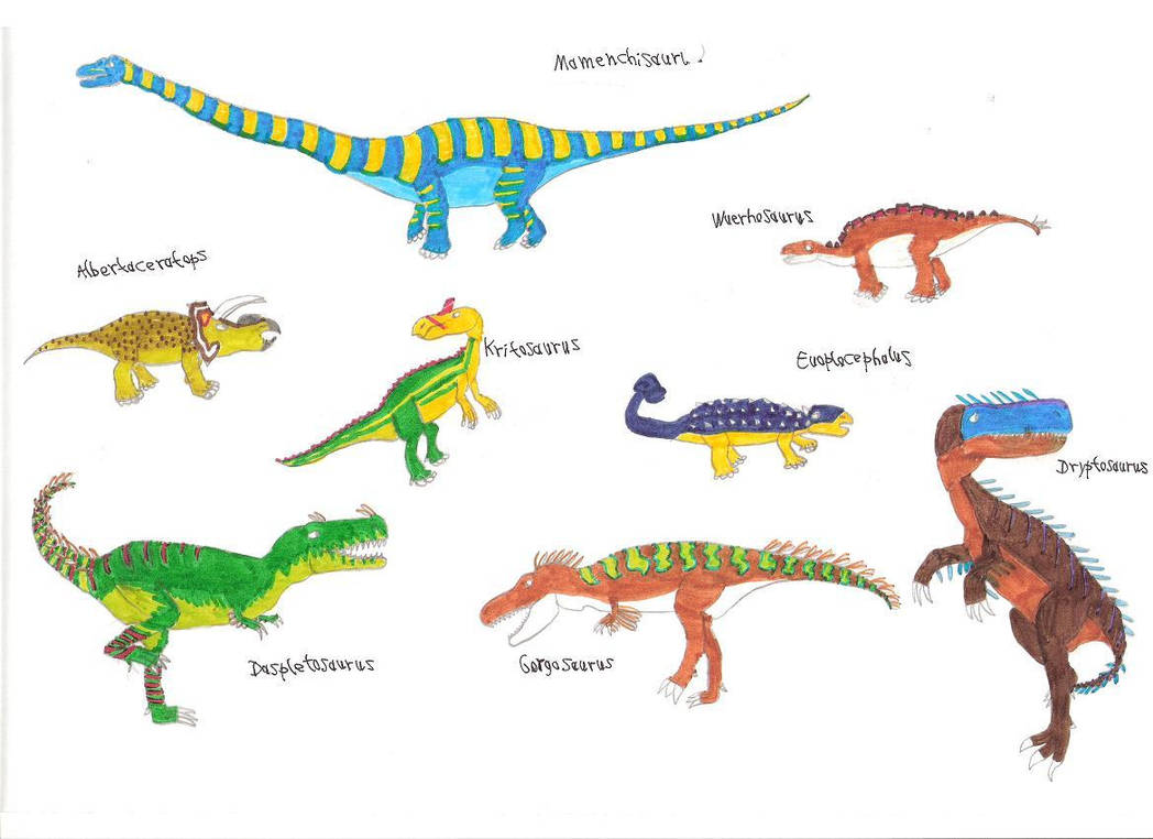 Rick Raptor Random dinosaurs 2 by RickRaptor105 on DeviantArt