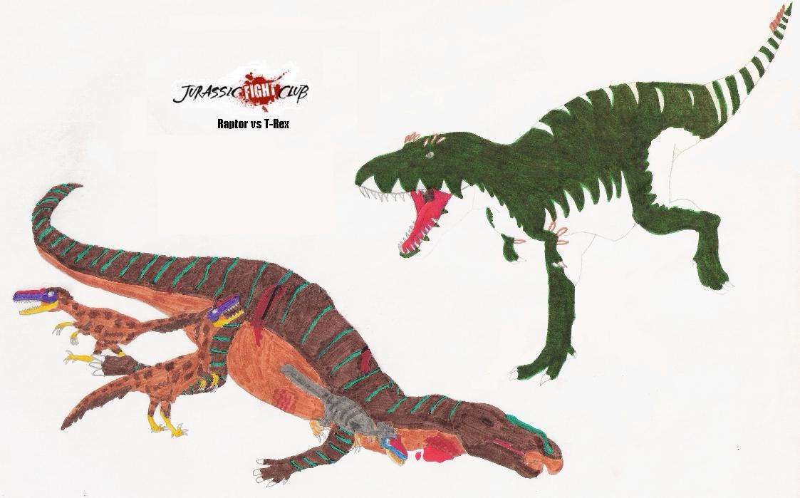 JFC - Raptor vs T-Rex by RickRaptor105 on DeviantArt