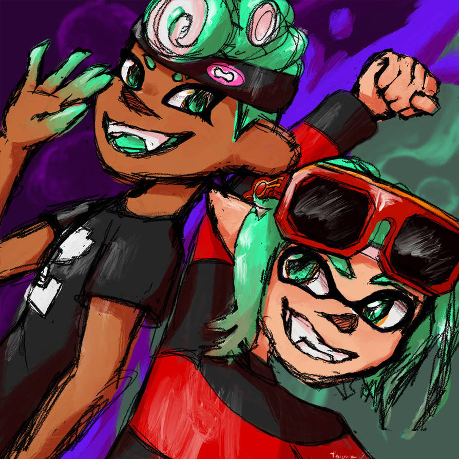 My Splatoon characters! by EmeraldTsunam1 on DeviantArt