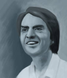 Carl Sagan- Photoshop Practice