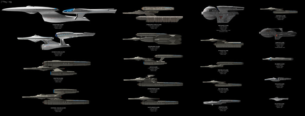 Starfleet Vessels by SeekHim on DeviantArt