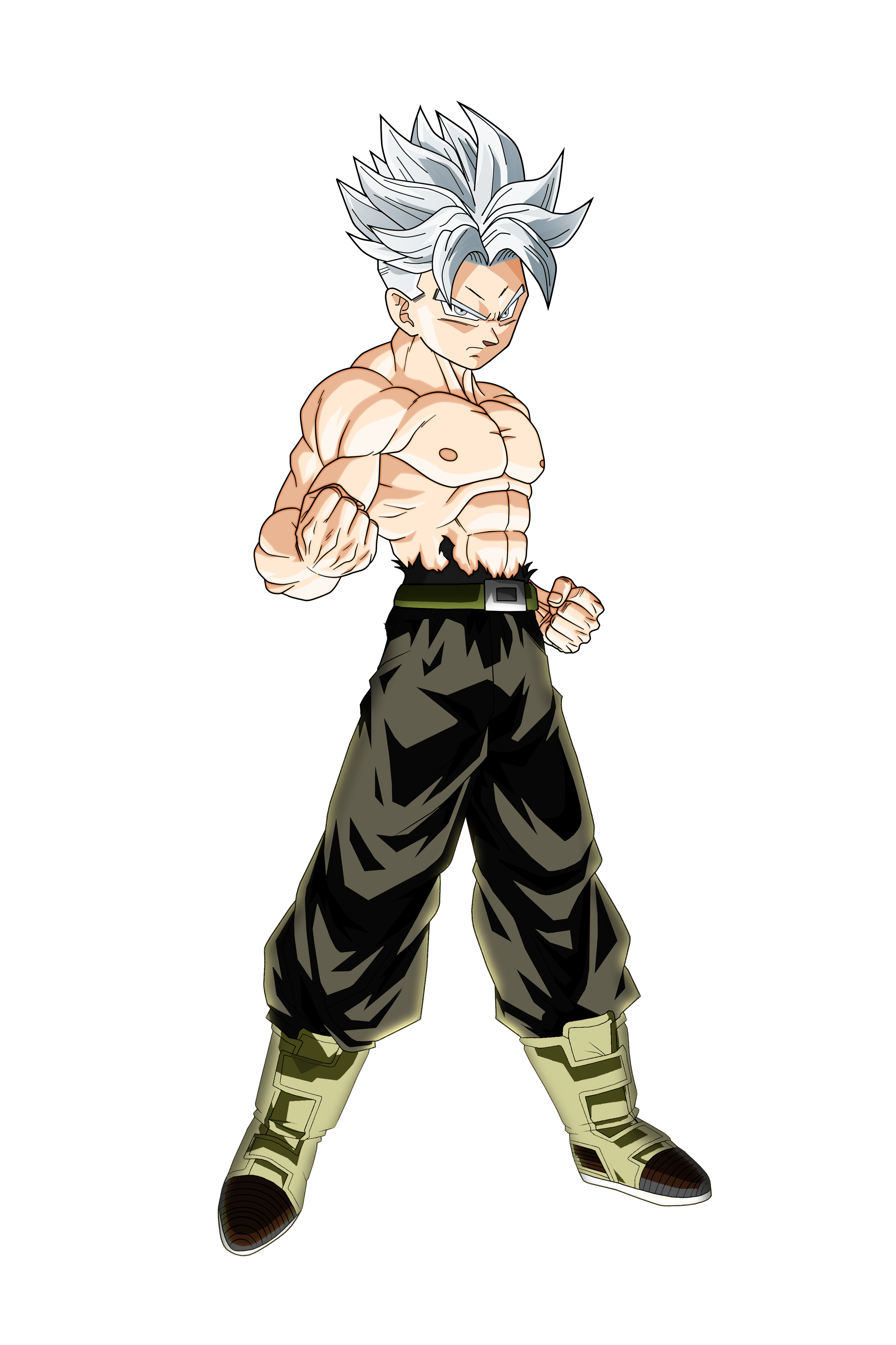 Ultra Instinct Future Trunks (no UI aura) by jagsons on DeviantArt