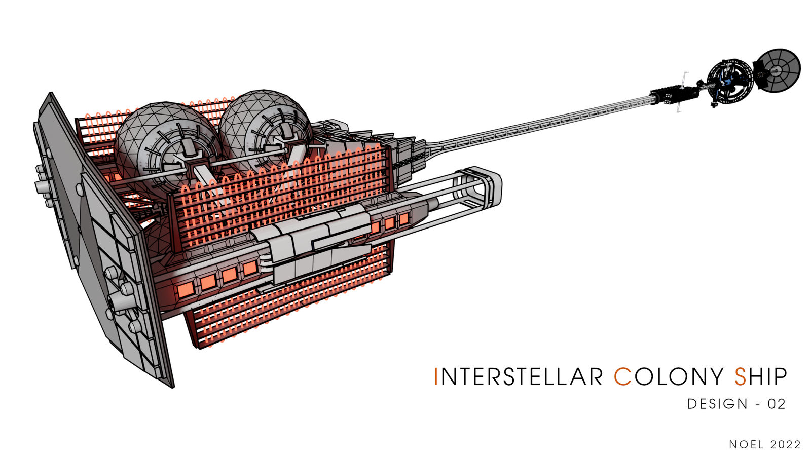 Interstellar Layout Interstellar Colony Ship (I.C.S) Design-02 by Ashimix on DeviantArt
