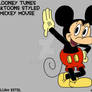 Looney Tunes Cartoons Styled Mickey Mouse