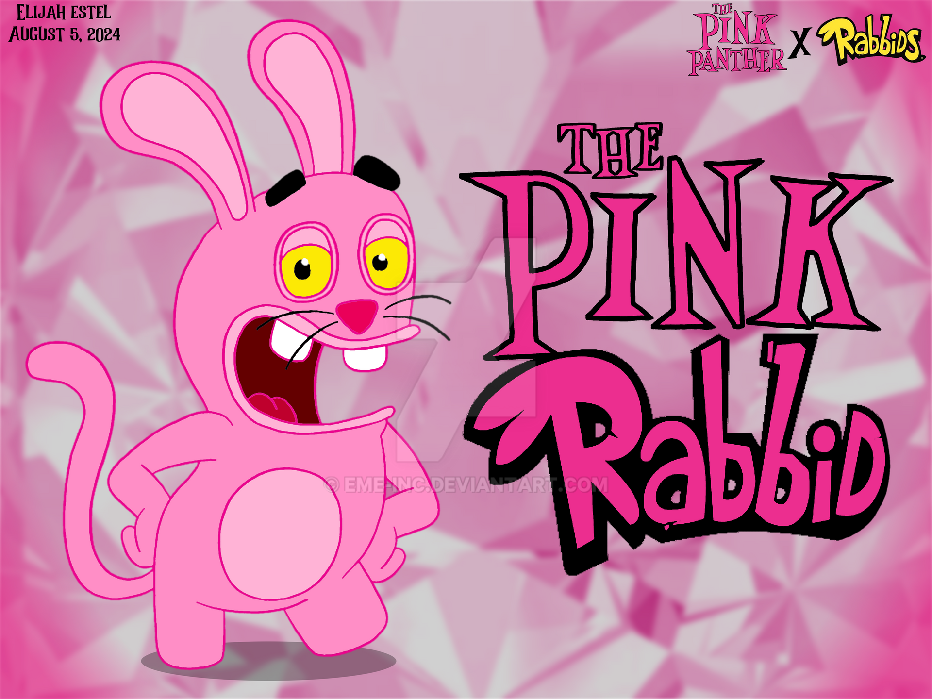 The Pink Rabbid by EME-INC on DeviantArt