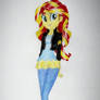 Sunset Shimmer, first fan art