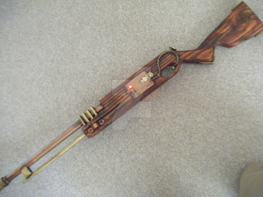 Steampunk laser rifle by JimmyIgloo on DeviantArt