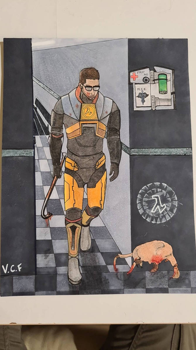 Half Life draw by VCF89 on DeviantArt