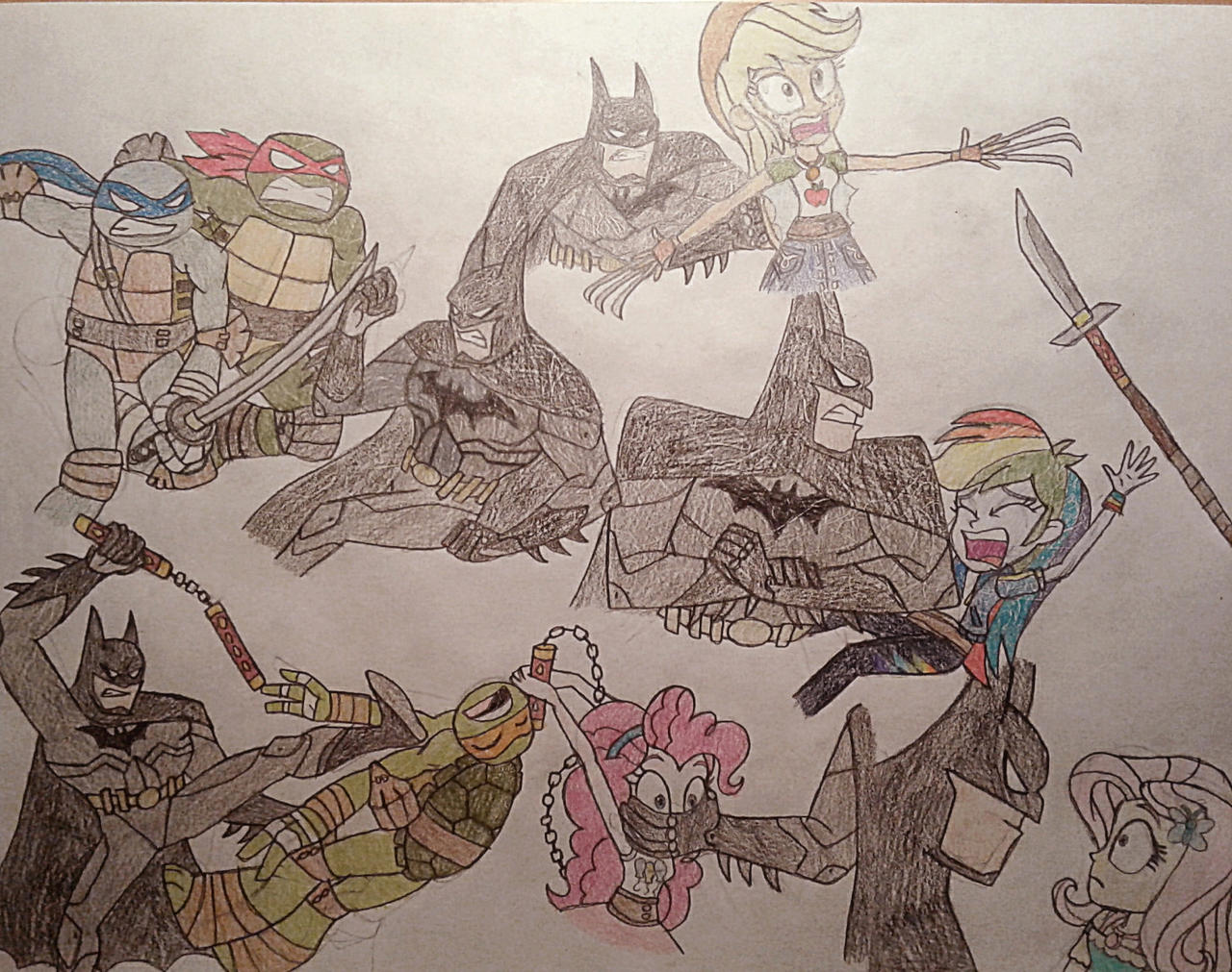 Bat Fight by jebens1 on DeviantArt