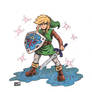 Link in a Fairy Fountain