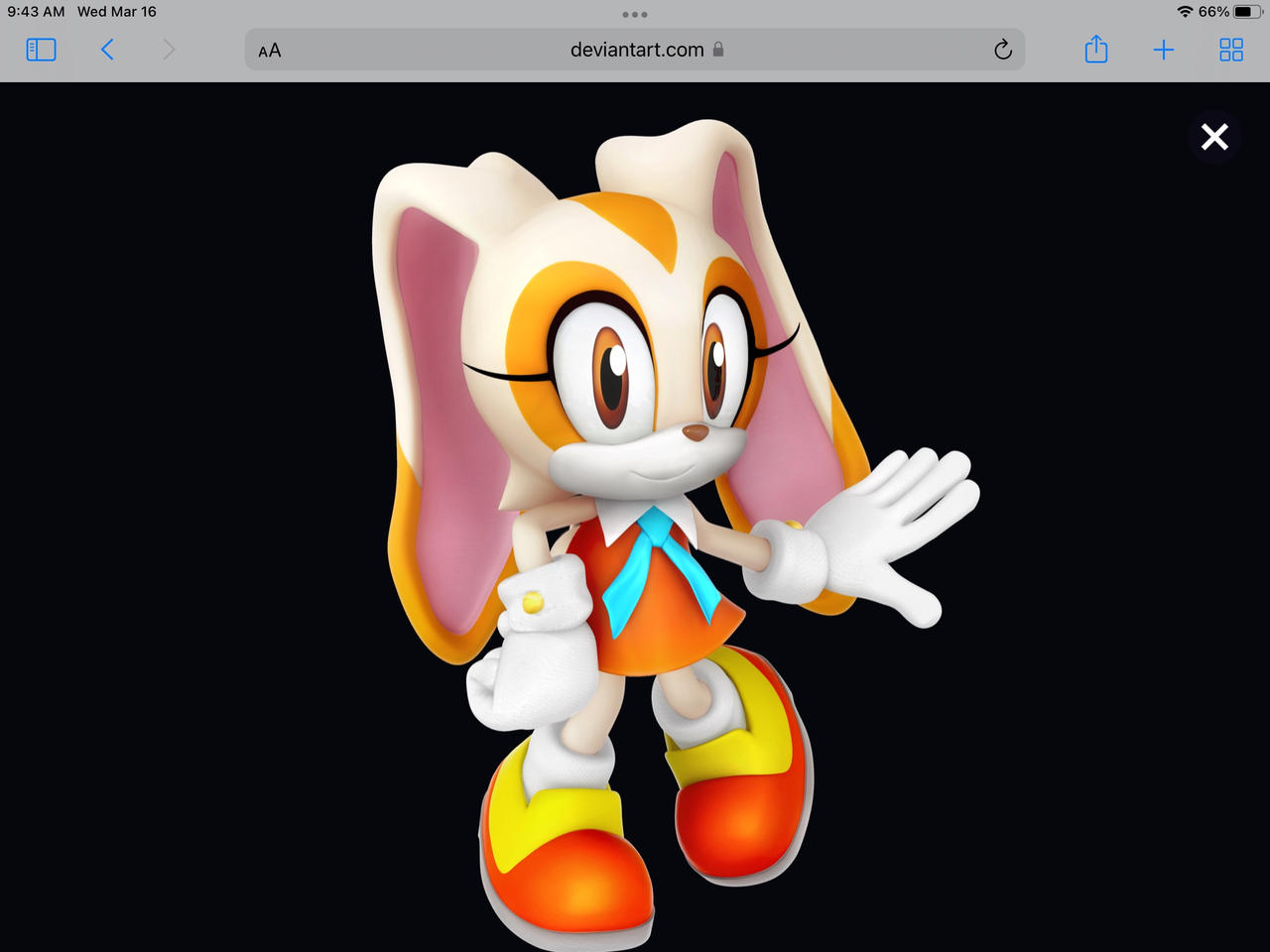 Cream the rabbit by mapinguari67890 on DeviantArt