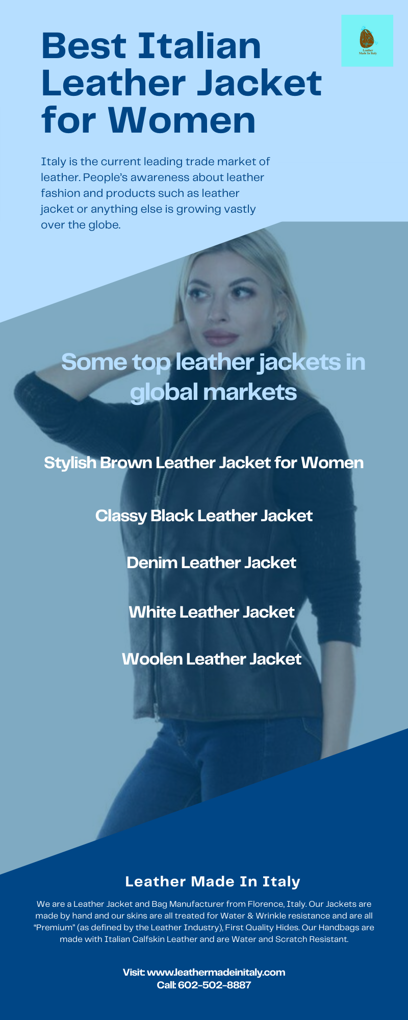 Best Italian Leather Jacket for Women by leathermadeinitaly on DeviantArt