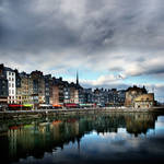 evening at Honfleur.... by VaggelisFragiadakis