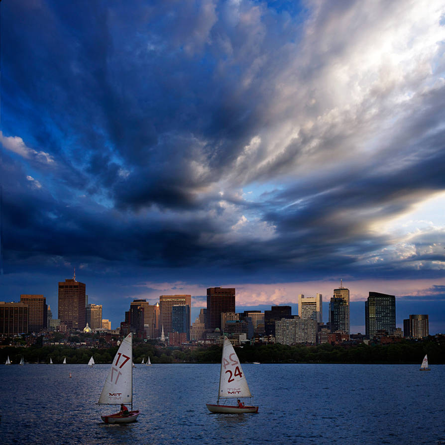 17... 24... the Boston skyline by VaggelisFragiadakis