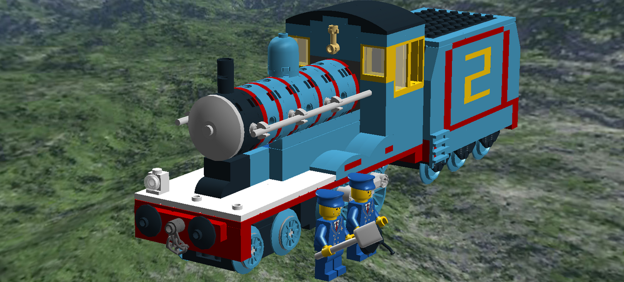 Lego MOC Edward the Blue Engine by Toms-Lego-Trains2002 on DeviantArt