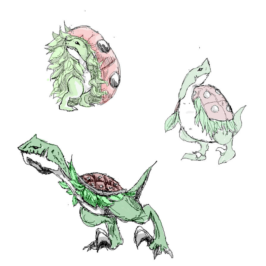 Pokemon Evolution Line 1 by Curarpickt on DeviantArt