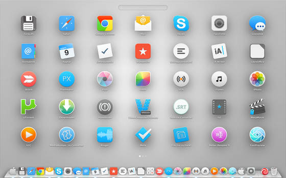 Yosemite style OS X icons
