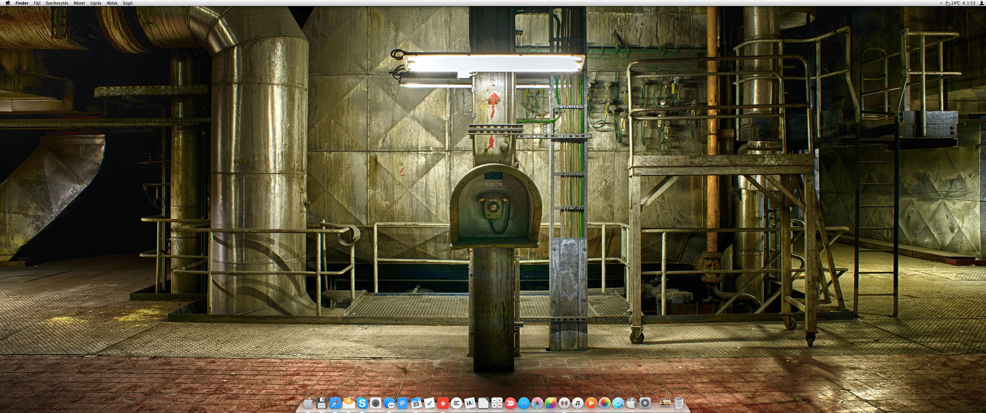 LG Ultra Wide desktop OS X, Yosemite icons