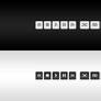 Free PSD: Music Control Buttons
