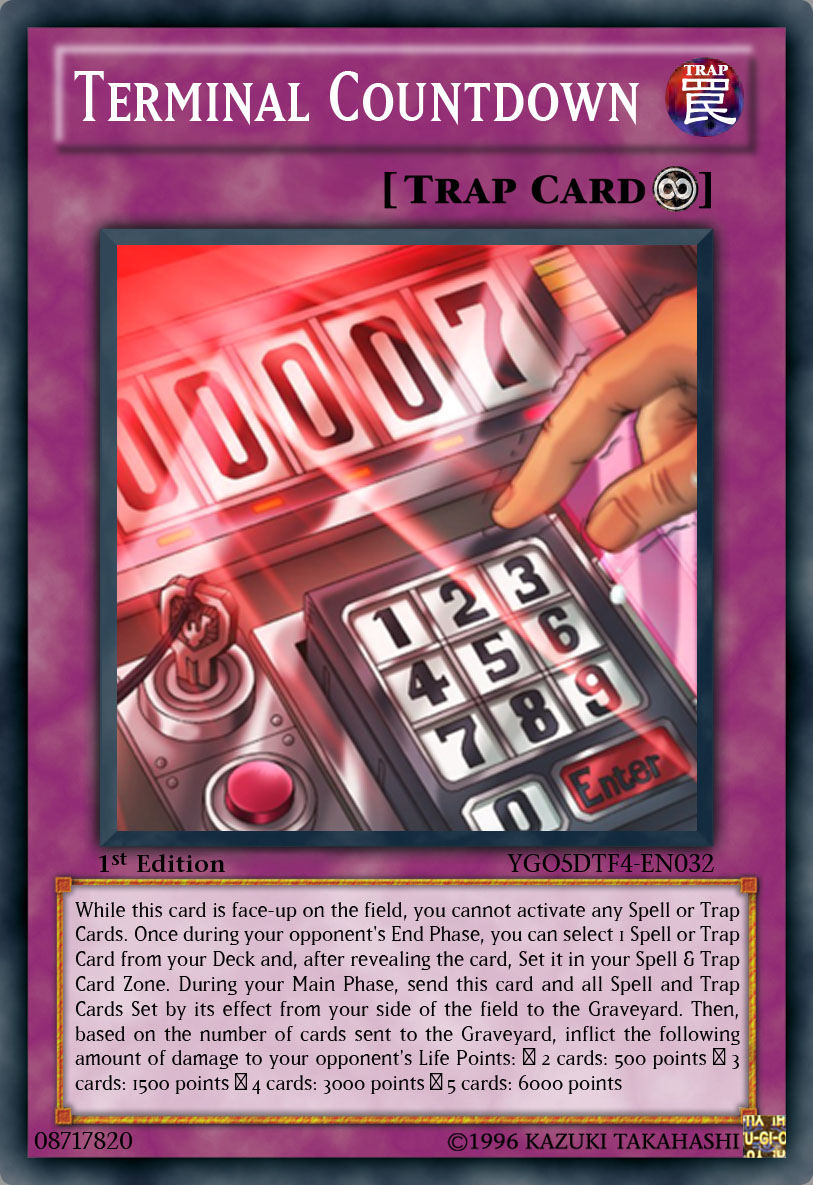 Image result for terminal countdown yugioh