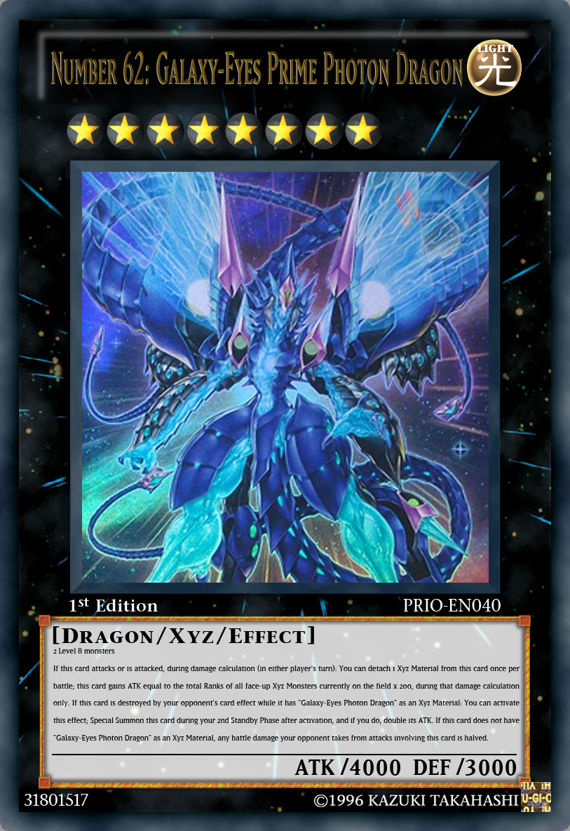 Number 62 Galaxy Eyes Prime Photon Dragon By Jam4077 On Deviantart Number 62 Galaxy Eyes Prime Photon Dragon By Jam4077 On Deviantart
