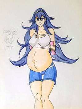 [Request] Pregnant Lucina - Workout outfit