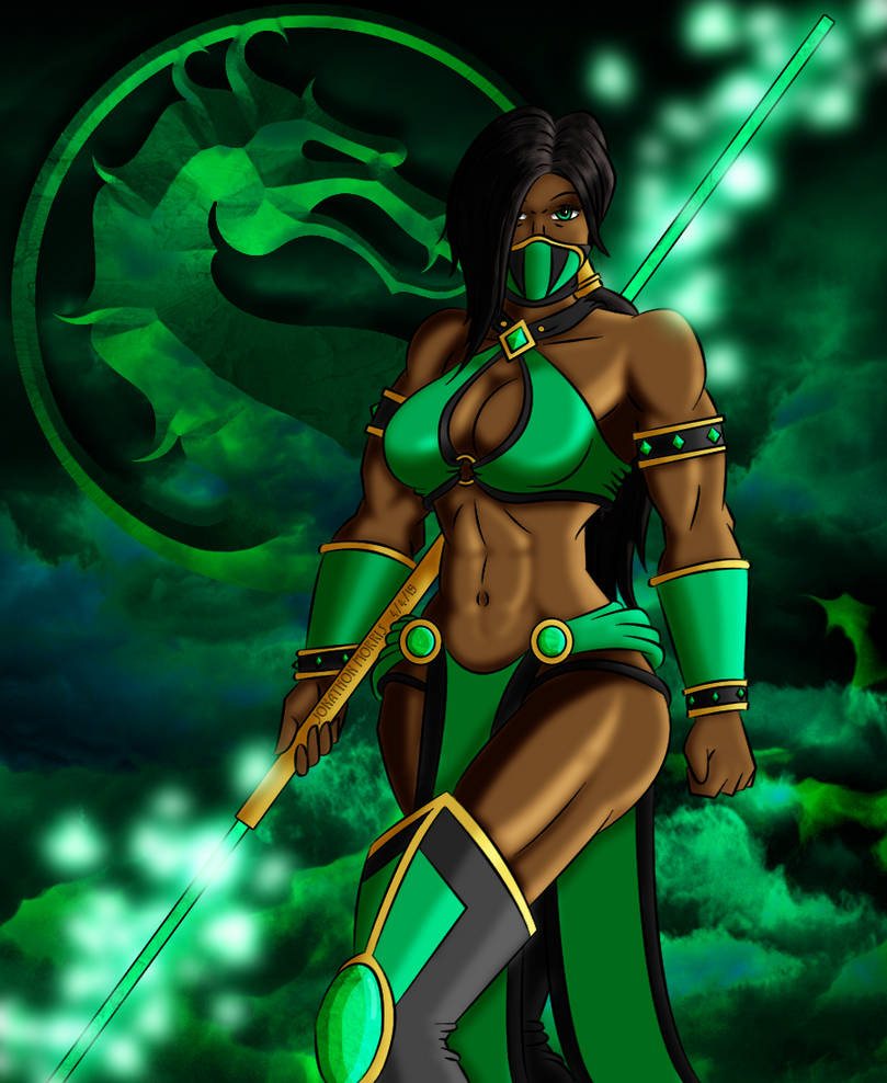 Jade - Mortal Kombat (Character redesign) by allinebp on DeviantArt