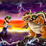 Giant Showdown: Luigi VS Bowser