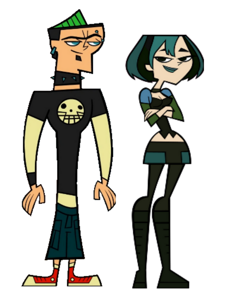 Duncan and Gwen - Total Drama PNG by ArturoMendoza2890 on DeviantArt