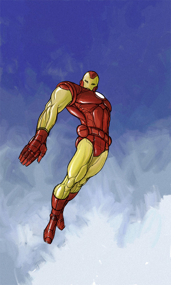 retro iron man