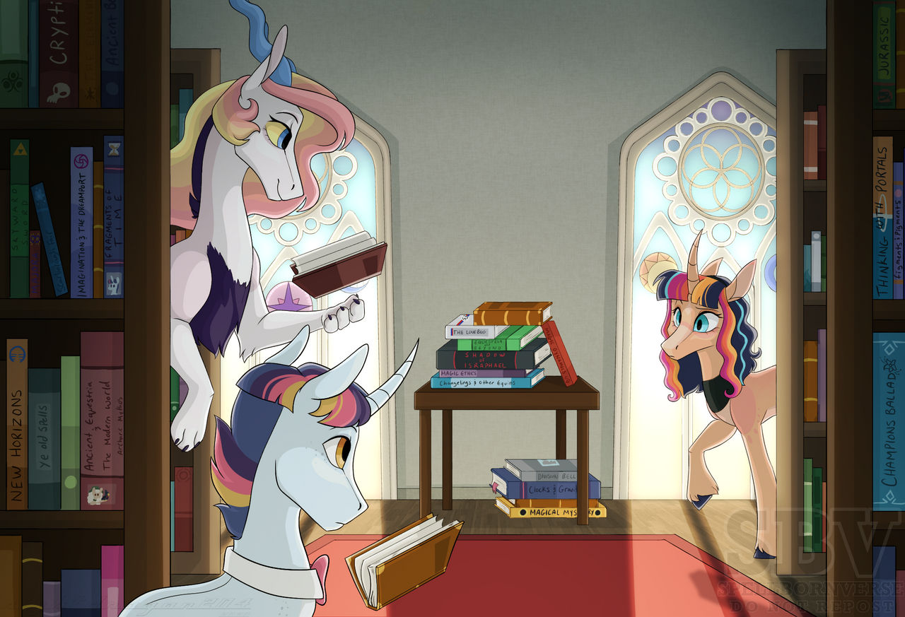 MLP Next Gen - S1E2 Silence in the Library by NightDragon204 on DeviantArt