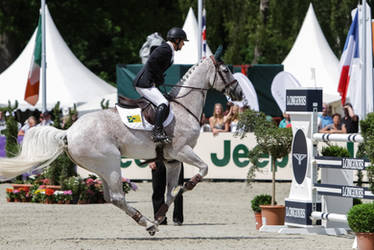 3DE Show Jumping Phase Stock 107 - Taking Off