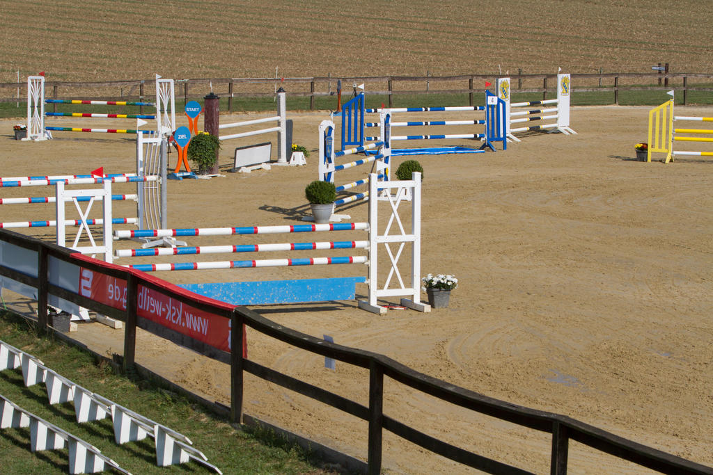 Show Jumping Competition Arena Judges' View