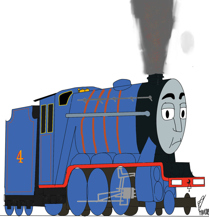 Large Express Engine Gordon the Big Express Engine (with moving eyes) (HO Scale)
