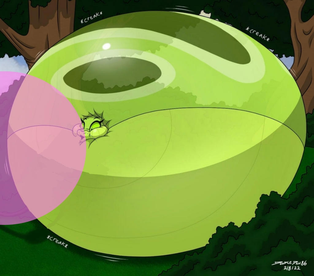 Deviantart Inflation Half Susan Bubblegum Inflation by sound699 on DeviantArt