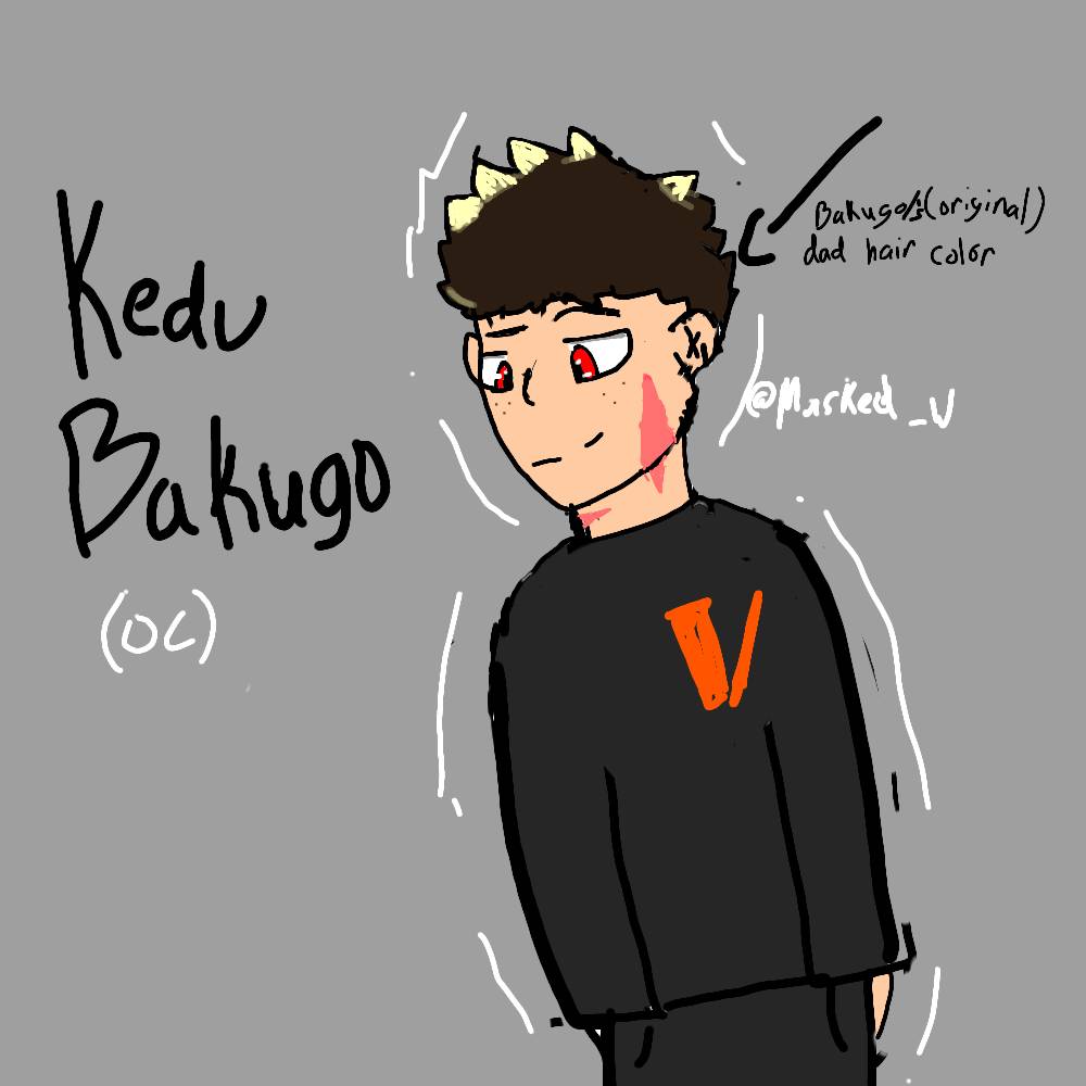 Kedu Bakugo (oc) by MaskedWatcher-0 on DeviantArt