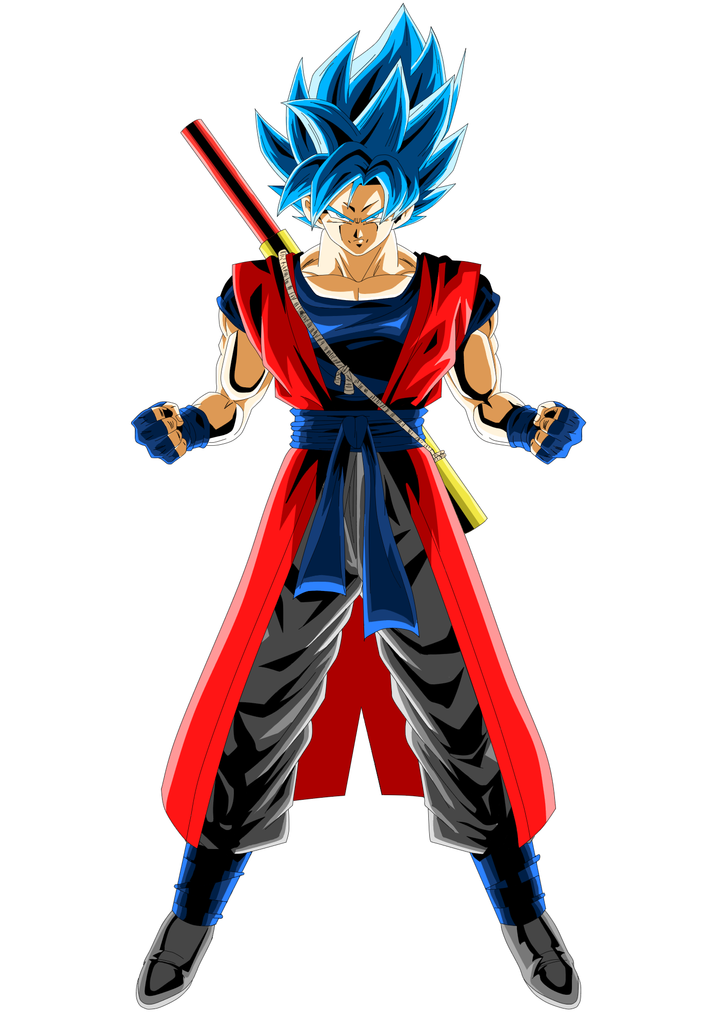 Super Saiyayin Blue Son Kohaku (Render)
