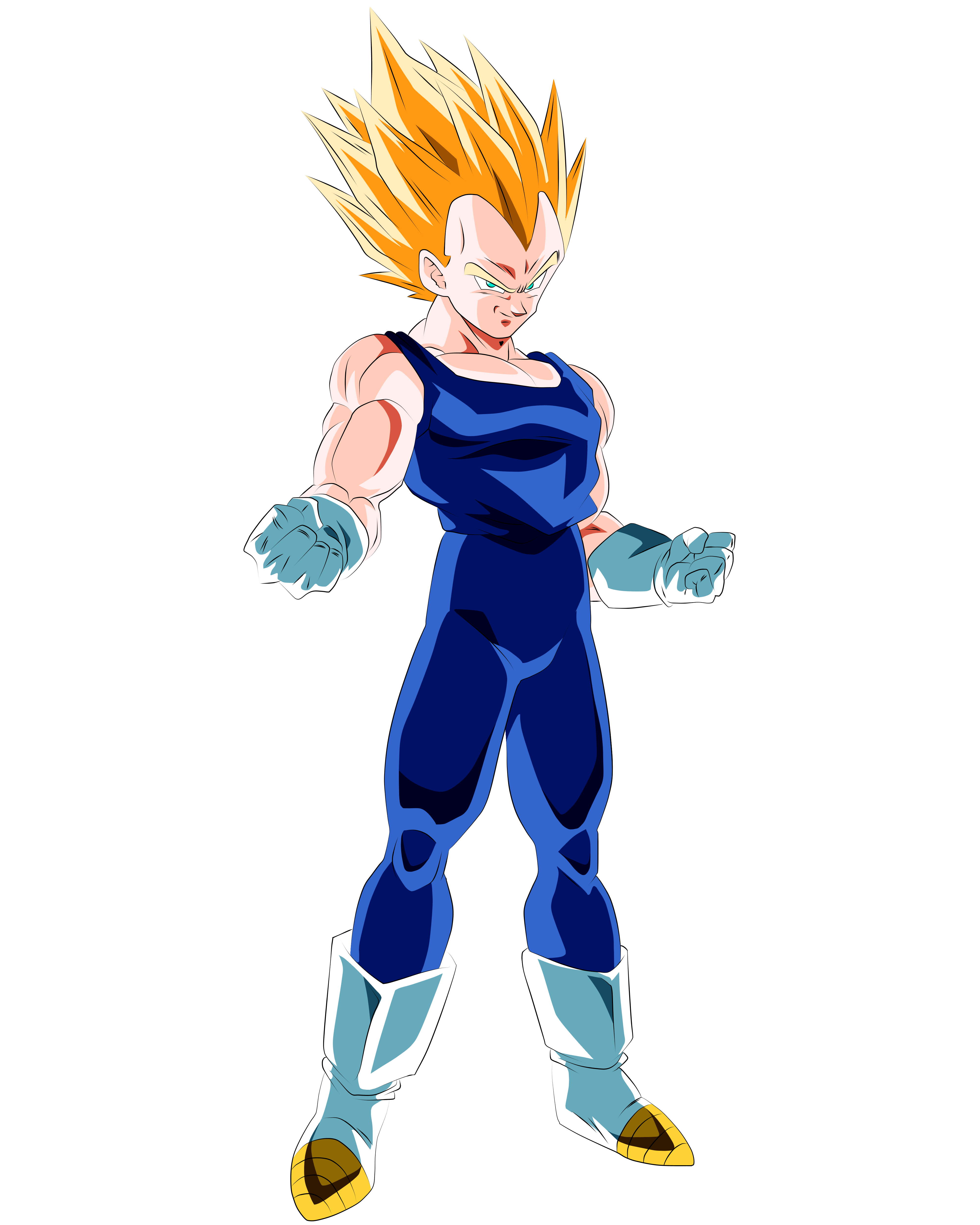 majin vegeta ssj2 by Carlos3897983 on DeviantArt