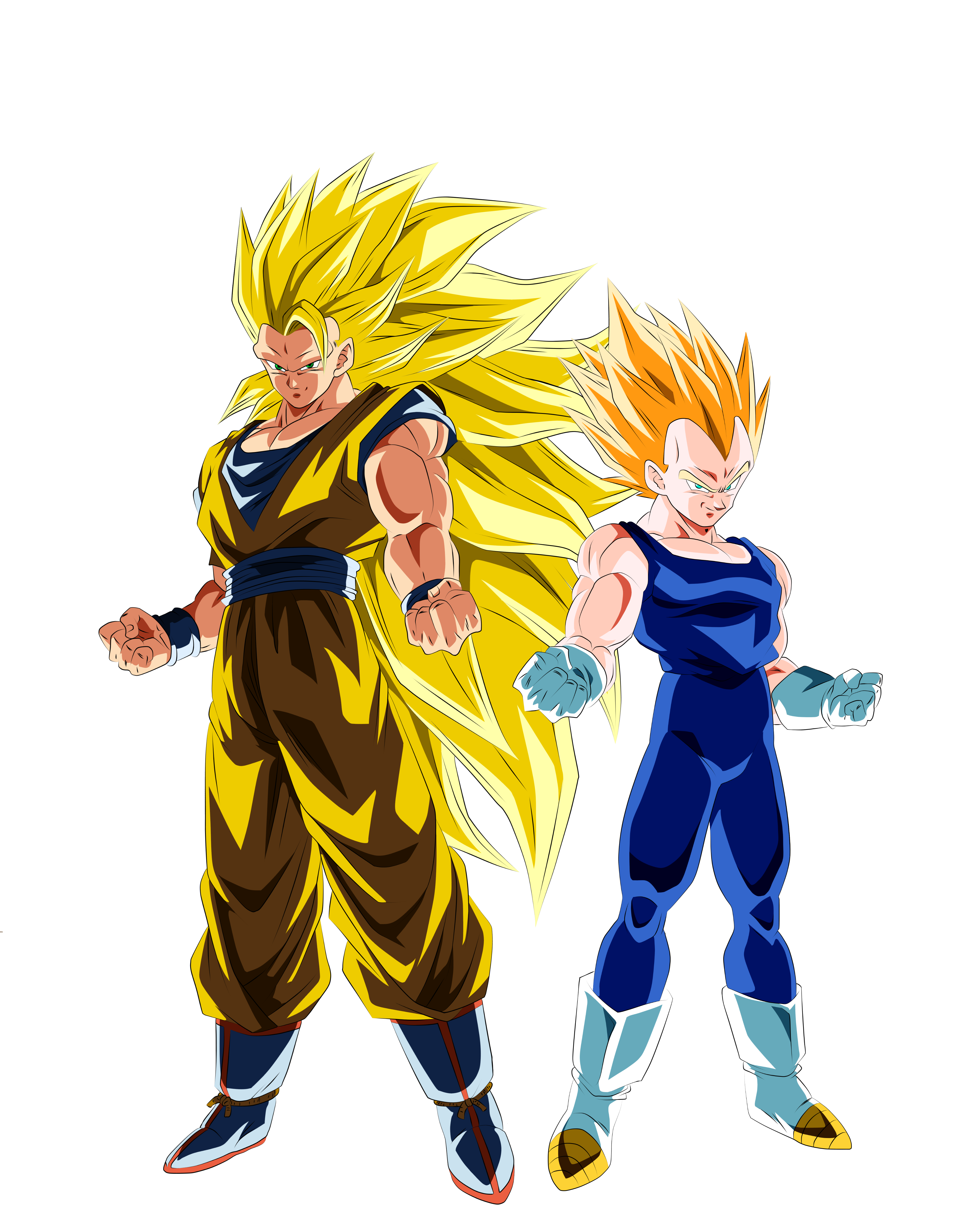 Goku Vegeta Png - Goku And Vegeta Ssj2 - 476x341 PNG Download - PNGkit