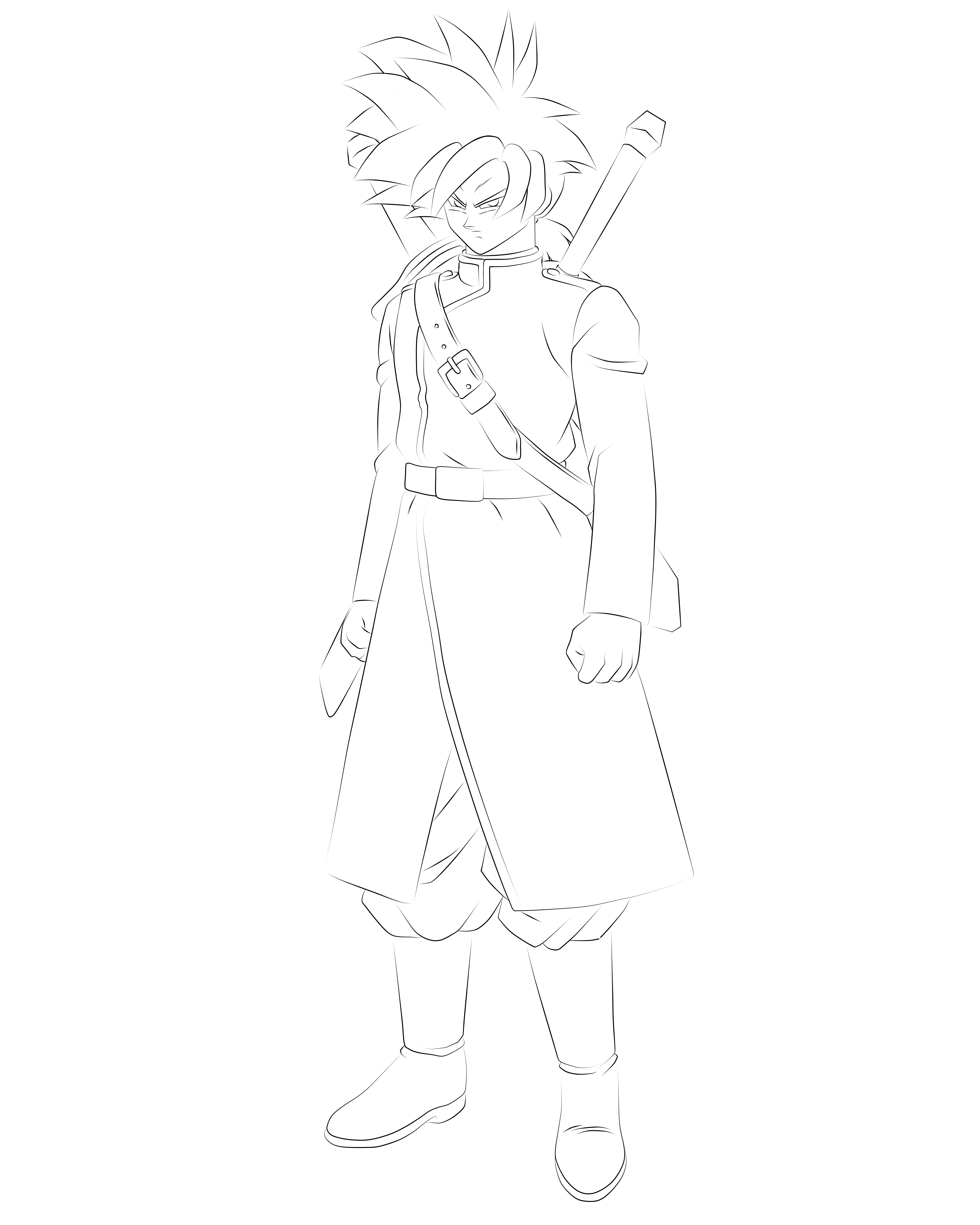 LineArt para GokuJr199
