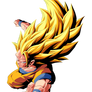 Super Saiyayin 3 Son Goku (Render 3 LR)