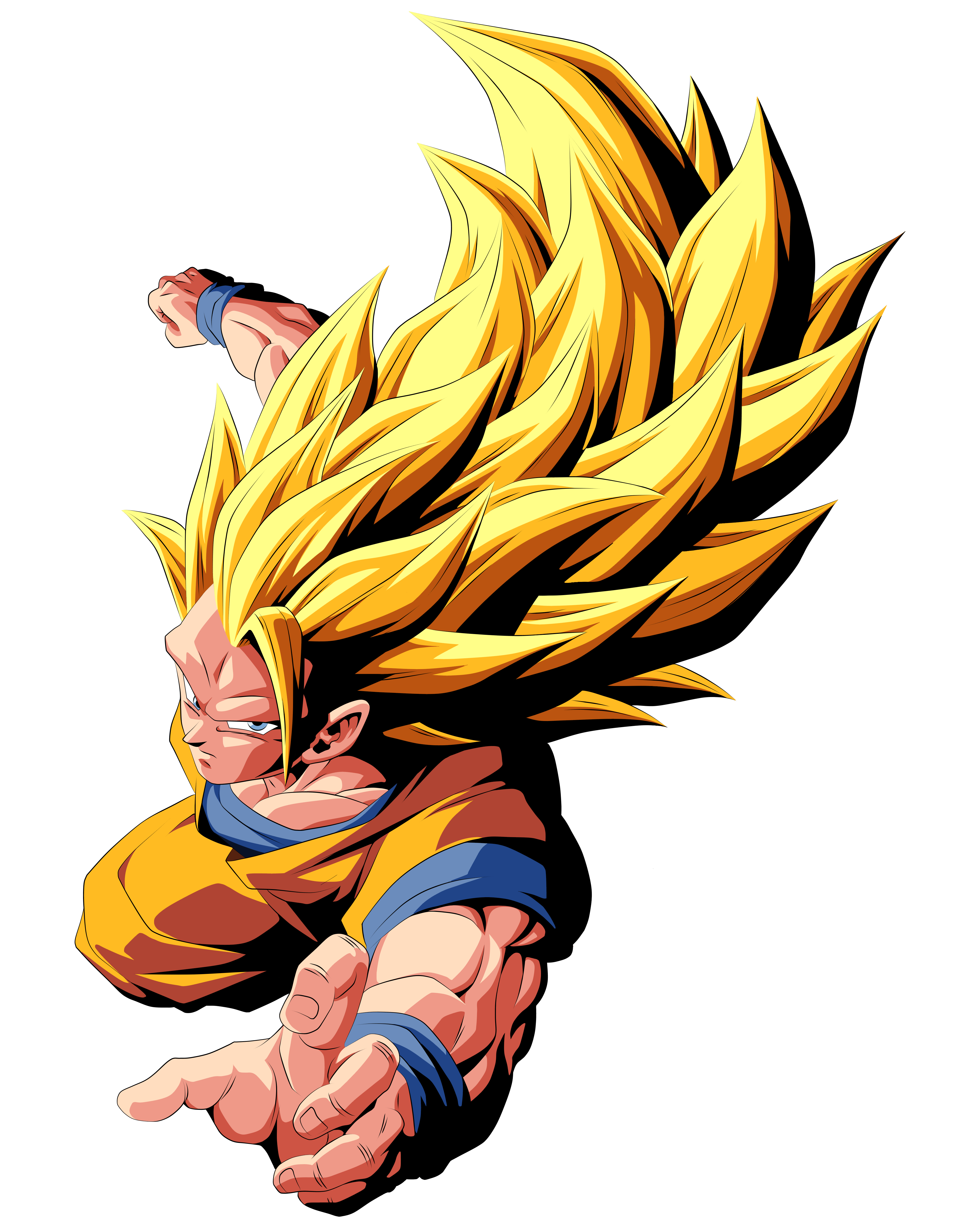 Super Saiyan 3 Goku LR Edit (DokkanBattle) by vegitoblackgreen on DeviantArt