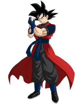 Son Goku FT (Fairy Tail) Render HD Ojos plateados