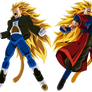Super Saiyayin 3 Xeno Ryu y Xeno Kohaku